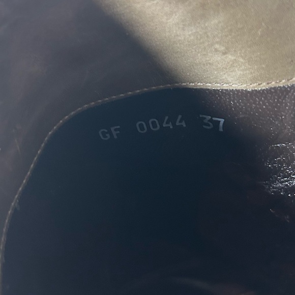 Vintage Graye Leather Western Boots 6.5/7 Y2K Heeled Cowboy Boots Cutout Detail - Picture 8 of 8